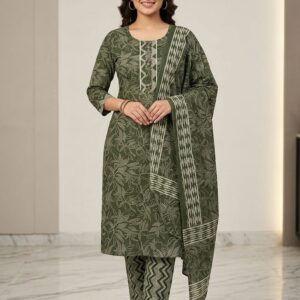 Straight Kurta Pant Set with Dupatta